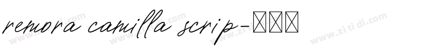 remora camilla scrip字体转换 remora camilla scrip字体转换